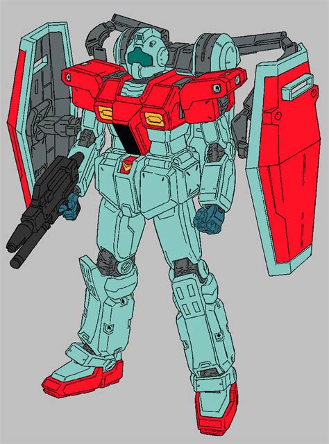 Rgm 79 Gm Thunderbolt Version By Dairugger On Deviantart