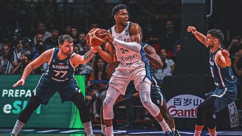 Giannis Antetokounmpo Greece Advance To Olympic Qualifying Final Fox Sports