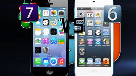 IOS 7 vs IOS 6 - сравнение на русском - YouTube