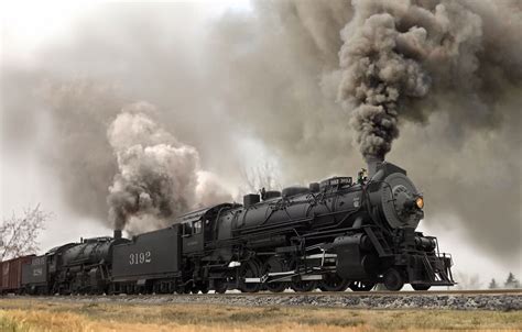 Train Railway Smoke Steam Locomotive Wallpapers Hd Desktop And Porn