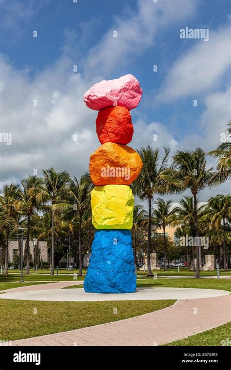 The Miami Mountain Sculpture By Ugo Rondinone Is An Acquisition By