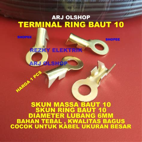 Jual Skun Aki Besar M Tebal Skun Ring Baut Mm Besar Skun Kabel M