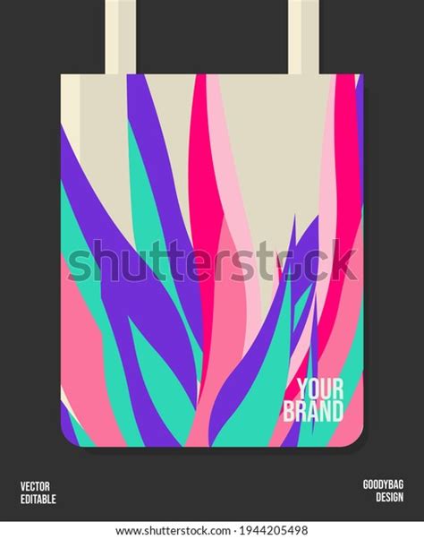 Tote Bags Design Colorful Branding Project Stock Vector (Royalty Free ...