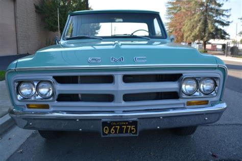 1968 Gmc 1500 Custom 23973 Miles Green Truck V8 Automatic For Sale Photos Technical