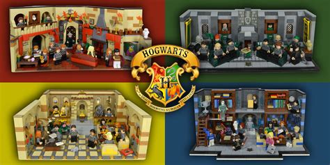 Hogwarts Common Rooms Lego Harry Potter Harry Potter Lego Sets Lego