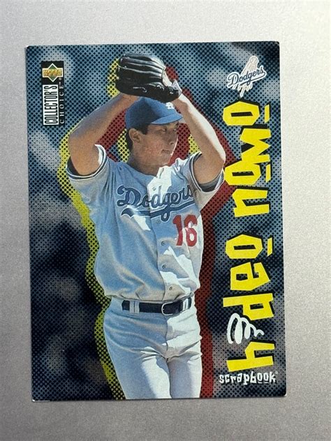 Upper Deck Collector S Choice Hideo Nomo Scrapbook Nm Dodgers