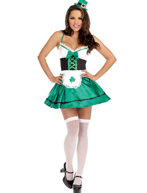 Women's Lucky You Leprechaun Costume - Halloween Costumes