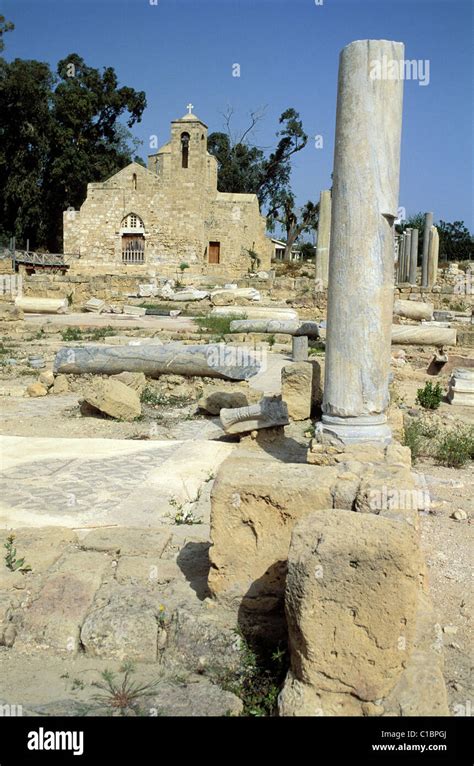 Cyprus Pafos The Church Of Panagia Chrysopolitissa Built On The Th