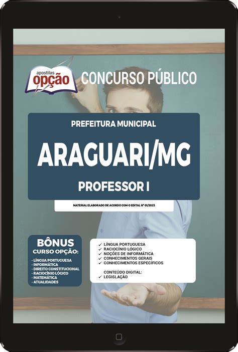 Apostila Prefeitura De Araguari Mg Em Pdf Professor I