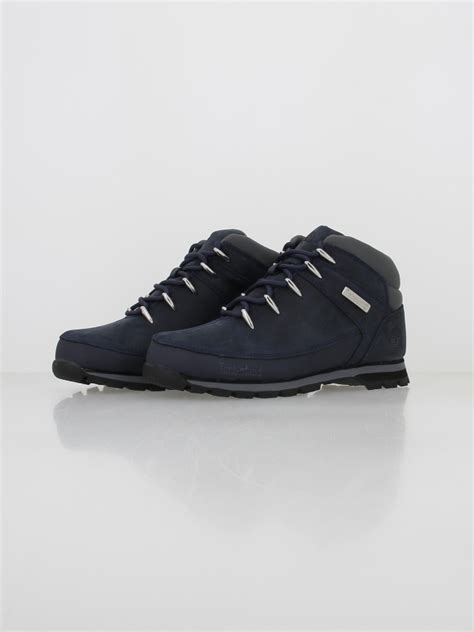 Boots Euro Sprint Hiker Bleu Marine Homme Timberland Wimod