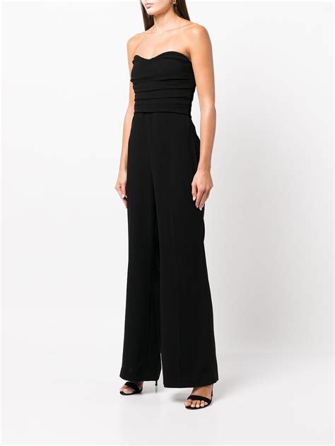 Simkhai Crepe Bustier Jumpsuit Farfetch