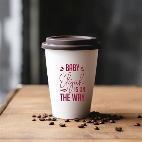 Custom Cups for Baby Showers, Personalized Disposable Cupware, Bespoke