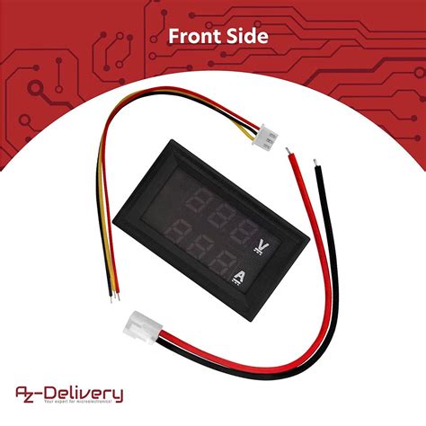 Azdelivery X Voltmeter Remeter Module Dsn Vc Met Led Display