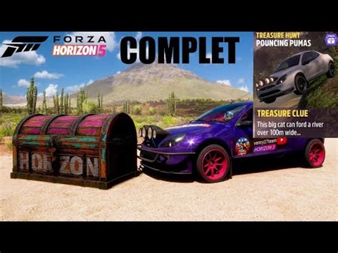 FORZA HORIZON 5 CHASSE AU TRESOR PUMAS BONDISSANTS FH5 TREASURE HUNT