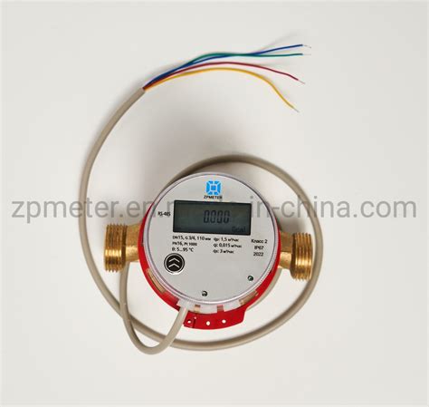 Single Jet Smart Water Meter With Mbus Rs Communication Water Flow