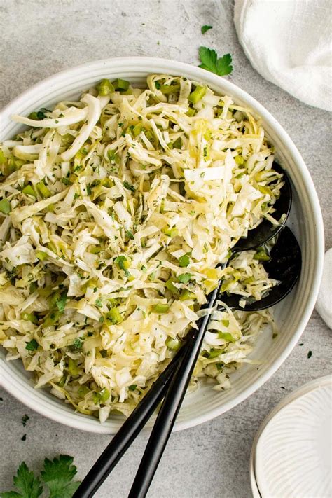 Simple Cabbage Salad Recipe Yellow Bliss Road