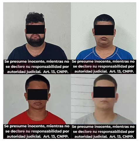 Mesa Estatal De Seguridad Informa Detención De 4 Personas Y Decomiso De Armas Municiones Y