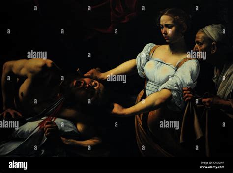 Judith Beheading Holofernes, Caravaggio. Palazzo Barberini, Rome Stock Photo - Alamy