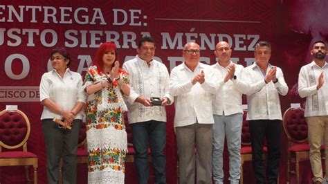 Entregan A Javier May Premio Campeche Por Tren Maya El Ed N Mx