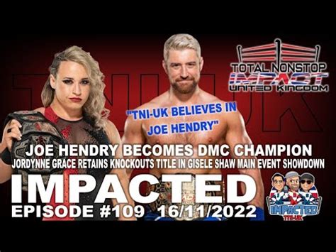 Tni Uk November Th Impact Wrestling Over Drive Preview Impacted