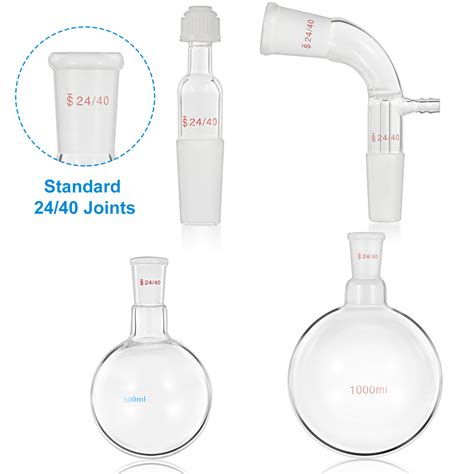 VEVOR VEVOR Glass Organic Chemistry Kit Distillation Kit 13pcs 24 40