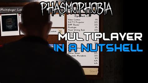 Phasmophobia Multiplayer In A Nutshell Youtube