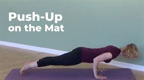 Push Up Flow On The Mat ⎮pilates Encyclopedia Youtube