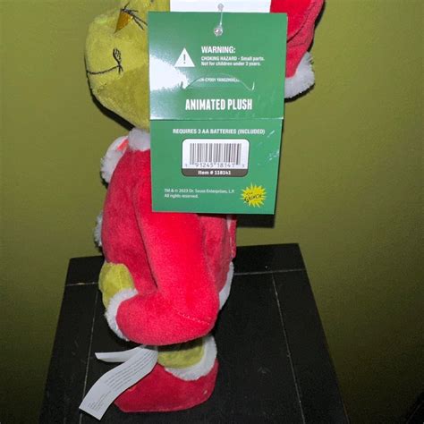 Gemmy Dr Seuss The Grinch Animated Plush Christmas Greeter Nwt Plays