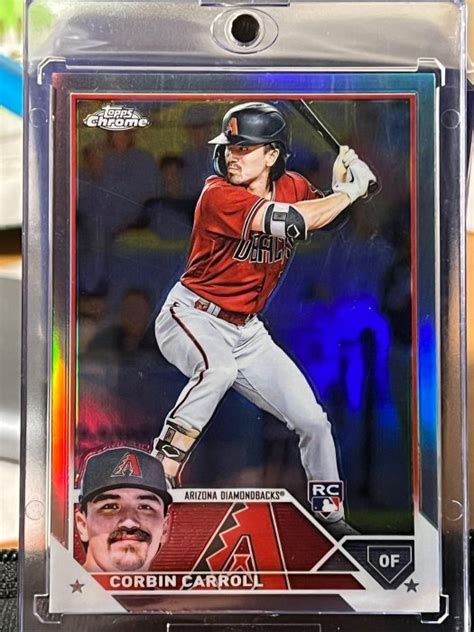 Mlb Topps Chrome Corbin Carroll Rc Refractor Yahoo