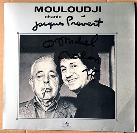 Buy AZ STEC LP 75 Mouloudji Chante Prévert POCHETTE DÉDICACÉE PAR