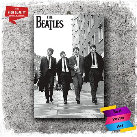 Jual Poster Hiasan Dinding The Beatles Dekorasi Kamar Pajangan Gitar