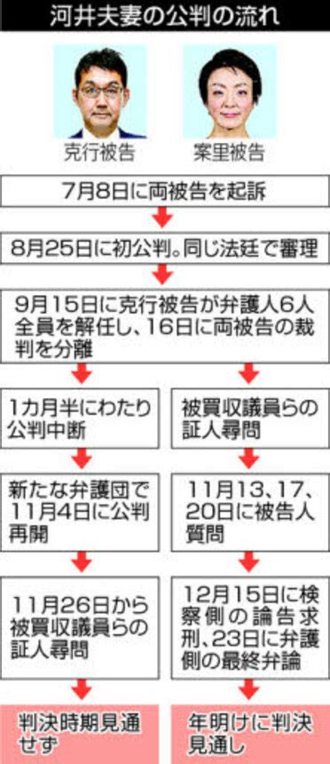 【激震 元法相夫妻公判】案里被告判決は年明けか 12月15日求刑、23日結審【写真】 中国新聞デジタル