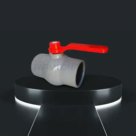 Farmson Polypropylene Pvc Solid Gray Ball Valves Valve Size To