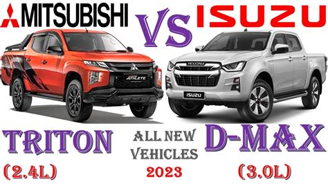 ALL NEW Mitsubishi TRITON Vs ALL NEW Isuzu D MAX Which One Is Better