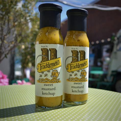 Tracklements Sweet Mustard Ketchup 230ml Zest For Taste