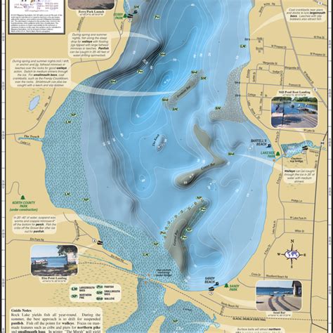 Rock Lake Enhanced Wall Map - Mapping Specialists Limited