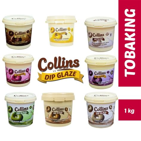 Jual Collins Dip Glaze 1 Kg Topping Kue Donut Pisang Shopee Indonesia