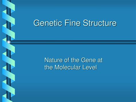 PPT - Genetic Fine Structure PowerPoint Presentation, free download - ID:661651