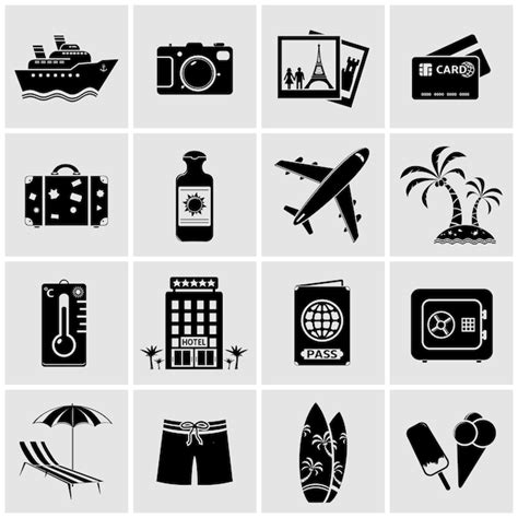 Premium Vector Travel Stickers Set