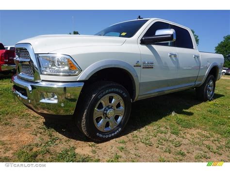 2017 Pearl White Ram 2500 Laramie Crew Cab 4x4 120018227 Photo 10 Car Color