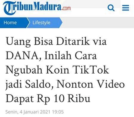 Cara Mendapatkan Uang Dari Tiktok Untuk Pemula Lengkap Komun ID