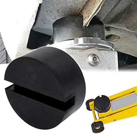 Universal Rubber Jack Pad Support Pinch Weld Slotted Floor Frame Rail