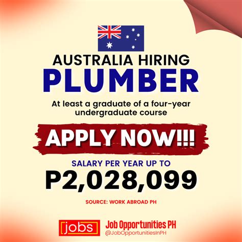 Hiring Plumber In Australia Philippine Go