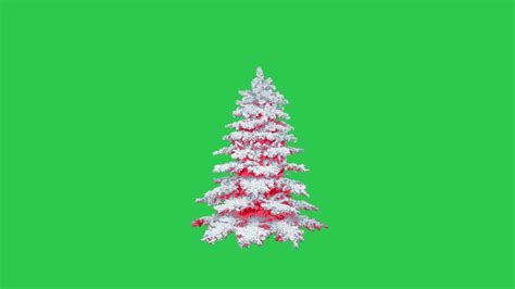 Christmas tree green screen | Free Green Screen Snow tree Stock Video ...