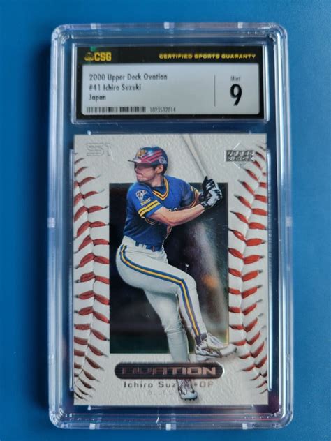 Ichiro Suzuki Upper Deck Ovation Rookie Rc Seattle Mariners