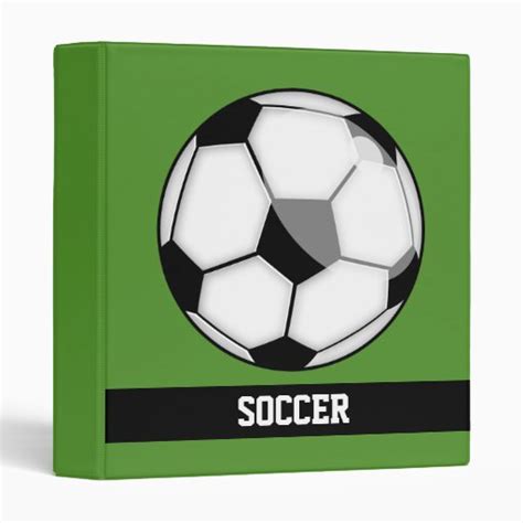 Soccer Ball Binder Zazzle