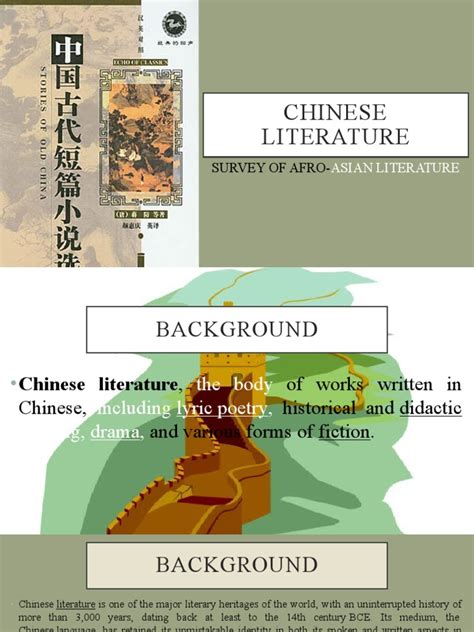 Chinese Literature | PDF | Chinese Literature | China