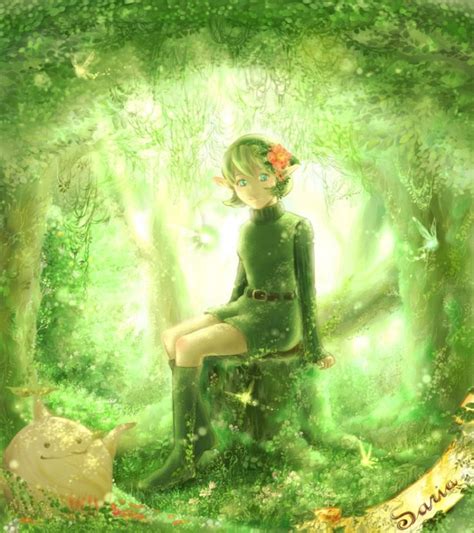 Saria Link Legend Of Zelda Ocarina Of Time Legend Of Zelda