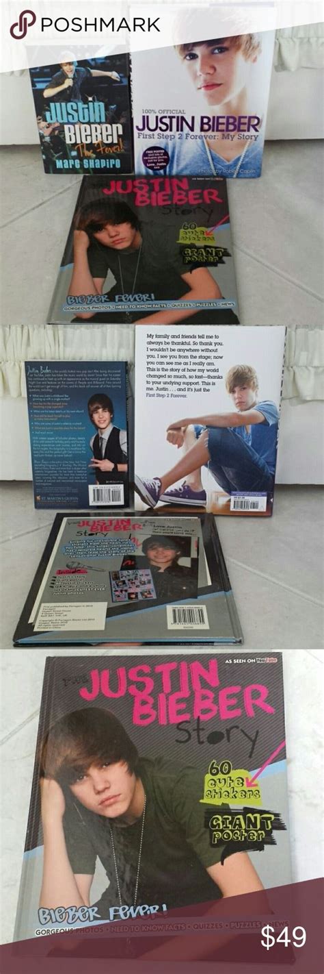 Justin Bieber Book Set With Autobiography And Stickers