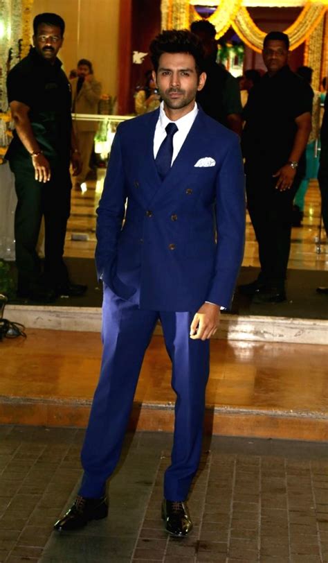 Mumbai Bollywood Actor Kartik Aaryan Attends A Wedding Ceremony